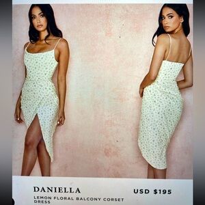 House of CB floral dress size medium